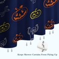 thumbnail image 6 of Halloween Doodle Icons Pattern Shower Curtain 36"x72" ,Bathroom Decorative Shower Curtains Set with 12 Hooks,Modern Waterproof Washable Shower Curtain, 6 of 6