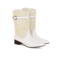 thumbnail image 4 of Botas de mujer Botas de nieve sin cordones Botas de algodón de terciopelo Zapatos cálidos de algodón sólido Botas de caballero Botas de media pantorrilla Wmkox8yii ghj1392, 4 of 5