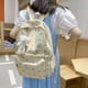 thumbnail image 4 of Mochila Floral Impresiones Kawaii Estudiantes Bookbag Gran Capacidad Estética, 4 of 9