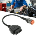 thumbnail image 3 of Câble de Scanner OBDII 6 Broches, Prise de Diagnostic OBD2 Robuste pour Moto, 3 of 7