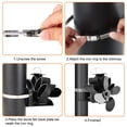 thumbnail image 4 of Efficient 4-Blade Heat-Powered Stove Fan for Wood Fireplaces - Lotus Flue Pipe Hanging Design with Self-Generating Thermal Technology, ≤25dB Quiet Operation, Includes 2 Adjustable Clamps & Optional, 4 of 6
