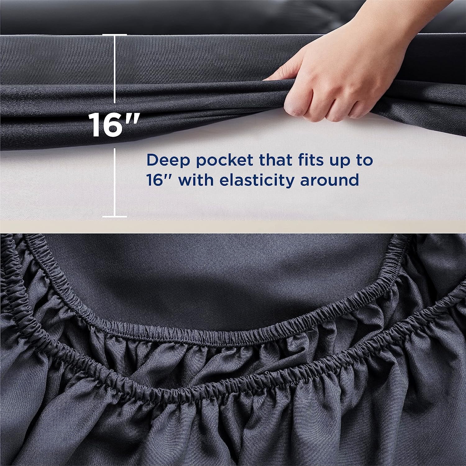 Bedsure Deep Pocket Twin Sheets Set - Fits Mattresses Up to 21 Thick, 3  Piece Air Mattress Sheets w…See more Bedsure Deep Pocket Twin Sheets Set 