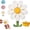 White-1pc, variant on Magnetic Flower with Petal Clips, 3D Printed Snack Bag Sealer with Detachable Petals, Fridge Magnet Food Storage Clip for Chips, Cereal, Bread, Kitchen Organization