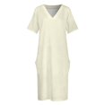 thumbnail image 4 of Vestido de encaje ligero con bolsillos sueltos, ropa de verano, vestido de lujo, vestidos para bodas, vestidos de fiesta para mujeres 2025, 4 of 7