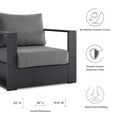 thumbnail image 7 of Modway Tahoe 2-Piece Outdoor Patio Powder-Coated Aluminum Armchair Set, 7 of 7
