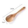 thumbnail image 2 of 1PC Acacia Wooden Cooking Spoon Natural Wooden Kitchen Tableware Tool Ladle Turner Rice Colander Soup Skimmer Scoop Utensils, 2 of 11
