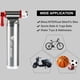 thumbnail image 4 of Bomba Mini de Aleación de Aluminio FLhrweasw Plata CO2 para Bicicleta de Carretera y Baloncesto, 4 of 7