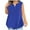 Blue-01, variant on Mittory Plus Size Tank Top for Women V Neck Basic Solid Color Casual Flowy Summer Sleeveless Tunics