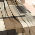 thumbnail image 3 of Brown and Grey Abstract Art Artwork Blanket,Comfortable Soft Flannel Throw Blanket,All Season,Warm Lightweight Blankets for Sofa Bed Couch Living Room Chair,40"x50"(100x130cm), 3 of 4