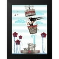 thumbnail image 2 of Horwath, Sara 14x18 Black Modern Framed Museum Art Print Titled - Weltzeituhr, 2 of 5