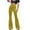 Yellow, variant on JIUKE Flared Pants for Women High Waisted Bootcut Velvet Bell Bottoms Dressy Casual Bootcut Fashion Trousers
