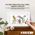 thumbnail image 4 of Changing 15.6" Smart Digital Picture Frame & Portable TV, WiFi Touchscreen Display with Google Calendar, Voice Assistant, Music Speaker, Photo & Video Sharing, Home Hub – Perfect Gift (White Wood), 4 of 16