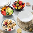 thumbnail image 4 of Bestdin Dinnerware Set for 8, 32 Pack 4 Colors Plastic BPA-Free Dinner Plates, Salad Plates, Cereal Bowls, Cups, Unbreakable Plates and Bowls Sets, Microwave and Dishwasher Safe, 4 of 5