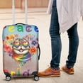 thumbnail image 4 of Peace Love Pride Exotic Shorthair with Rainbow Sunglasses LGBT LGBTQ+ Travel Luggage Cover Cat Lover Kitten Owner Gifts Suitcase Dust Protective Decor - 01004, 4 of 5