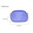 thumbnail image 3 of Steadline Non-Stick Silicone Air Fryer Accessory with Perforated Design - Reusable Cooking Mat for Even Heat Distribution and Easy Cleanup Compatible with Most Air Fryer Models, 3 of 3