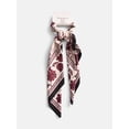 thumbnail image 2 of Scenario Women's Printed Square Scarf, Beige, 2 of 5
