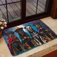 thumbnail image 3 of CLOOCL-Felpudo de Halloween con estampado 3D, felpudo absorbente, antideslizante, con estampado de animales, perros, Pit Bull House, 3 of 4