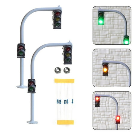 

Fule 2 x Traffic Lights N Crossing Walk Model LED Pedestrian Street Signals