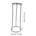 thumbnail image 2 of COMPUKAS Tabouret Siège Tambour Réglable Support Djembe Africain Noir Acier au Carbone pour Adultes Lot de 1, 2 of 7