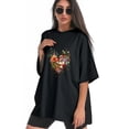 thumbnail image 5 of Women T Shirts and Men Shirt Oversized Shirts Cool Graphic Tees for Men Vintage Streetwear Sweat Casual Shirt L, 5 of 5
