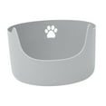thumbnail image 2 of itter Box Open Top Pet Litter Tray Deep Loo Kitty Litter Pan Portable Large L, 2 of 8