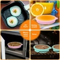 thumbnail image 4 of Jetcloudlive 8Pcs Air Fryer Egg Mold Silicone Egg Boiler Mold Cup Nonstick Egg Poacher Cups Temperature Resistant Egg Poaching Cup Microwave Egg Cooker Dishwasher Safe Egg Bite Maker for Oven, 4 of 9