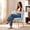 Blue, variant on COOLHUT Petal Velvet Vanity Chair, Flower Cute Girls Mack Up Vanity Stool Chair with Lumber Pillow and Adustable Gold Legs, Upholstered Small Desk Chair for Living Room Bedroom Home Office, Beige
