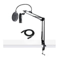 thumbnail image 1 of Micrófono de condensador para estudio Audio-Technica AT2020 con accesorios, 1 of 9