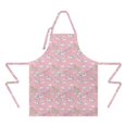 thumbnail image 2 of Unicorn Rainbow Cloud Moon Star Apron-Garden Aprons for Women with Pockets-Cotton Linen Waterproof Kitchen Cooking Gardening Aprons Adjustable for Kitchen,Cooking,BBQ and Salon 33x27 Inch, 2 of 7