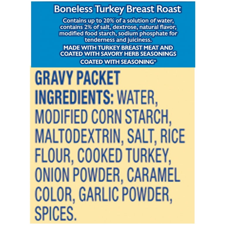 Butterball Frozen Boneless Turkey Breast Roast, Savory Herb, 3 lbs., Serves  2-6