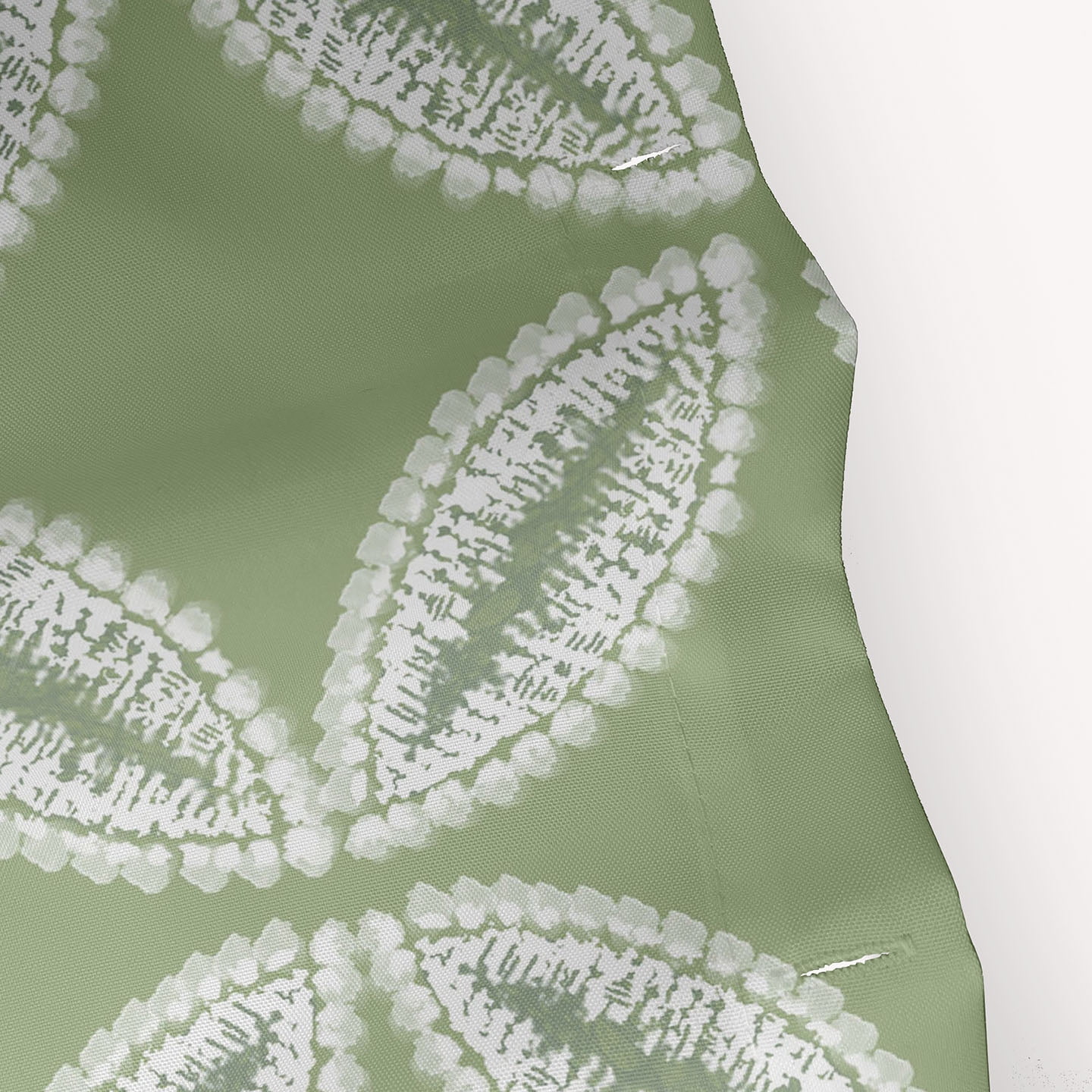 Simply Daisy Tidepool Polyester Polyester Shower Curtain, Green