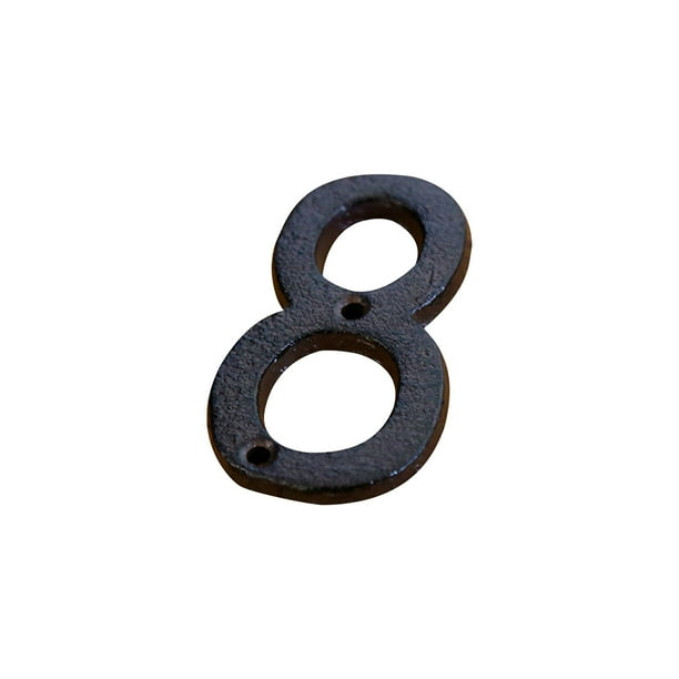 solacol Black House Numbers House Numbers Black Creative Alloy Wrought