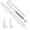 White Set, variant on DAZO Screen Door Closer Kit for Storm Doors, Pneumatic Door Closing Cylinder with Adjustable Speed, Bracket and Mounting Screws, White, 1 Pack