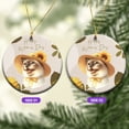 thumbnail image 2 of Happy Women's Day Siamese Sunflower Vintage Proud Mom Ceramic Round Ornament Cat Lover Kitten Owner Gifts Home Tree Decor - 02030, 2 of 5