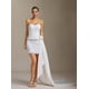 thumbnail image 2 of Vestido de novia Bellabarnetten Lucy Satin Lace Mini sin tirantes, 2 of 7