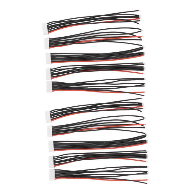 Lithium Battery Balance Charging Cable,10PCS 6S Balance Plug Battery Balance Extension Cable Balance Charging Wire True Excellence