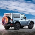 thumbnail image 3 of Daiia Sunset Cloud Corgi Tire Covers , Travel Trailer Camper Truck SUV Motorhome Waterproof Wheel Cover, Sun Rain Snow Protector-15 inch, 3 of 8