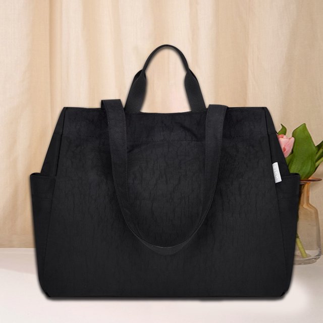 Bolsos de mano para mujer bolsos de mano de tela Oxford simples con asa superior bolsos de mano para mujer de ocio FLhrweasw Nuevo