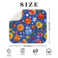 thumbnail image 4 of Pioneer Flower Floral Print Pattern Dish Drying Mat for Kitchen 1 Pack, Ultra Absorbent Microfiber Dishes Drainer Mats,16"x18", 4 of 6