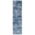 thumbnail image 2 of Safavieh Amelia Ian Abstract Runner Rug, Ivory/Dark Blue, 2'2" x 6', 2 of 10