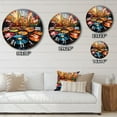thumbnail image 4 of Designart "Resonating Rhythms on Vinyl Records II" Music Oversized Wall Clock, 4 of 5