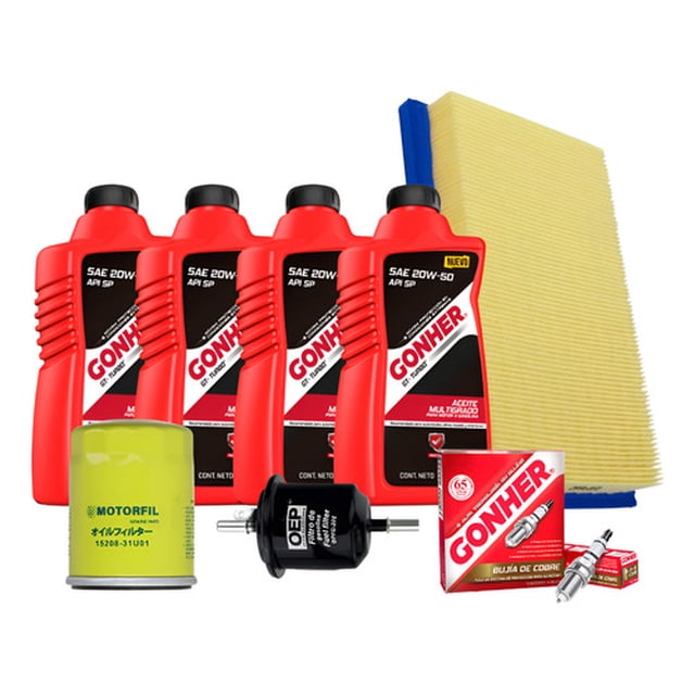 Kit De Afinacion Verna 2004-2006 1.5 1.6 Buja Gonher 20w50