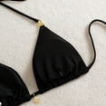 thumbnail image 6 of Awdenio Swim Suits for Women 2026 Triangle String Bikini Set 2 Piece Halter Swimsuits Starfish Metal Linked Swim Set, 6 of 6