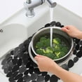 thumbnail image 5 of 2 Pack Cushioning Sink Accessories Soft PVC Mats Sink Net Dish Drying Mat for Drying Dishes and Avoiding Scratches, 5 of 9