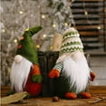 thumbnail image 1 of Muñeca de tela de Papá Noel - Decoración navideña de tela suave, decoración festiva para la repisa o estantería, figura clásica de Navidad en rojo y blanco, regalo de recuerdo hecho a mano, 1 of 4