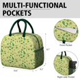 thumbnail image 6 of Lunch Bag Lunch Box for Women Reusable Insulated Lunch Bags,Water-Resistant Fruit Avocado Leaves Pattern Cooler Lunch Tote Bag, Large Capacity for Work Travel Picnic, 6 of 6