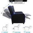 thumbnail image 3 of VITESSE PU Leather Gaming Recliner Sofa Chair, 3 of 7