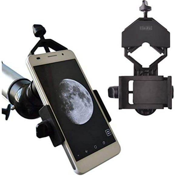 Gosky Universal Cell Phone Adapter Mount - Compatible with Binocular Monocular Spotting Scope Telescope and Microscope - for iPhone Sony Samsung Moto Etc -Record The Nature of The World
