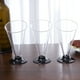 thumbnail image 2 of EeaseMX 10 vasos de postre prácticos de 160 ml, vasos para helado, gelatina, mousse, pudín, mini copas de cóctel, para fiestas, postres, fiestas nocturnas, base de vaso negra., 2 of 7
