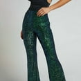 thumbnail image 5 of cFmduc Sequin Pants Women Straight Leg Glitter Sequin Pants Sparkly Loose Trousers Shiny Dance Bling Party Clubwear Pants, 5 of 8